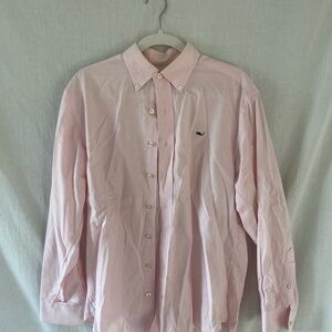 Vineyard Vines Light Pink Whale Shirt